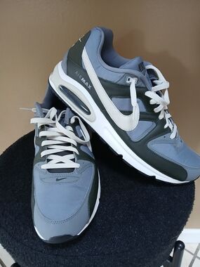 Nike Air Max Men’s Grey & Olive Athletic Sneakers